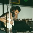 Playing Sarode at Belgium, 2000